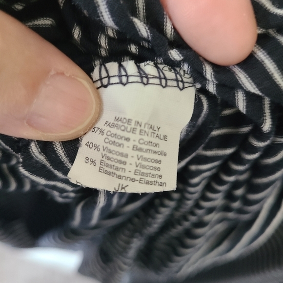 BRANDY MELVILLE Long Sleeve Blue Striped Hoodie Size One Size - Picture 5 of 5